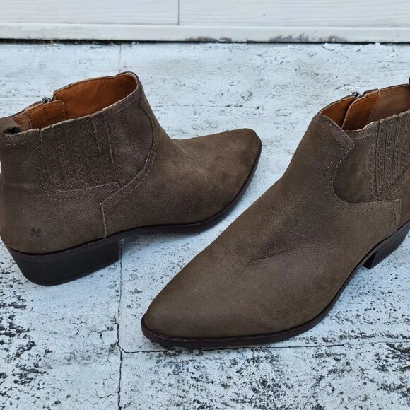 Lucky Brand Women Boat Shoes Brown Leather High Top Shoes Size 8.5M 39EU - Picture 3 of 9